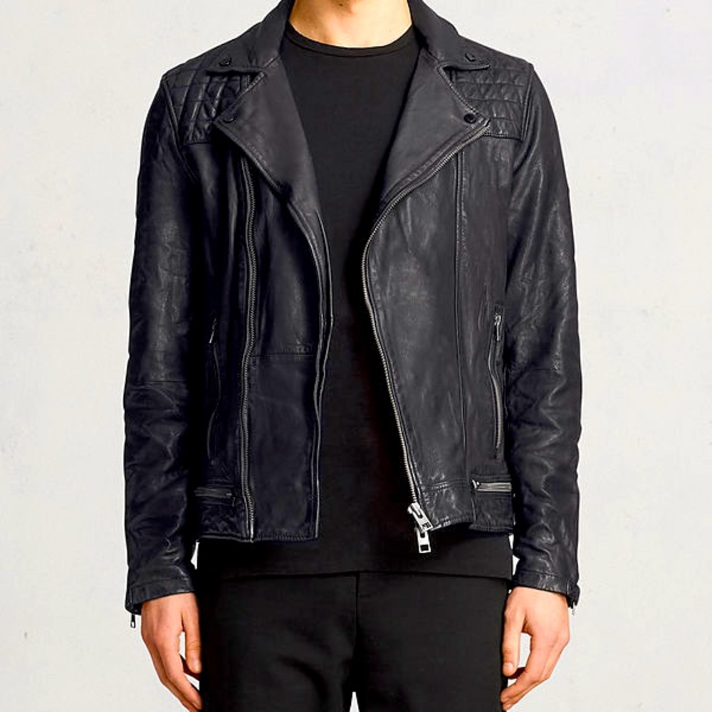 Allsaints Leather Biker Jacket